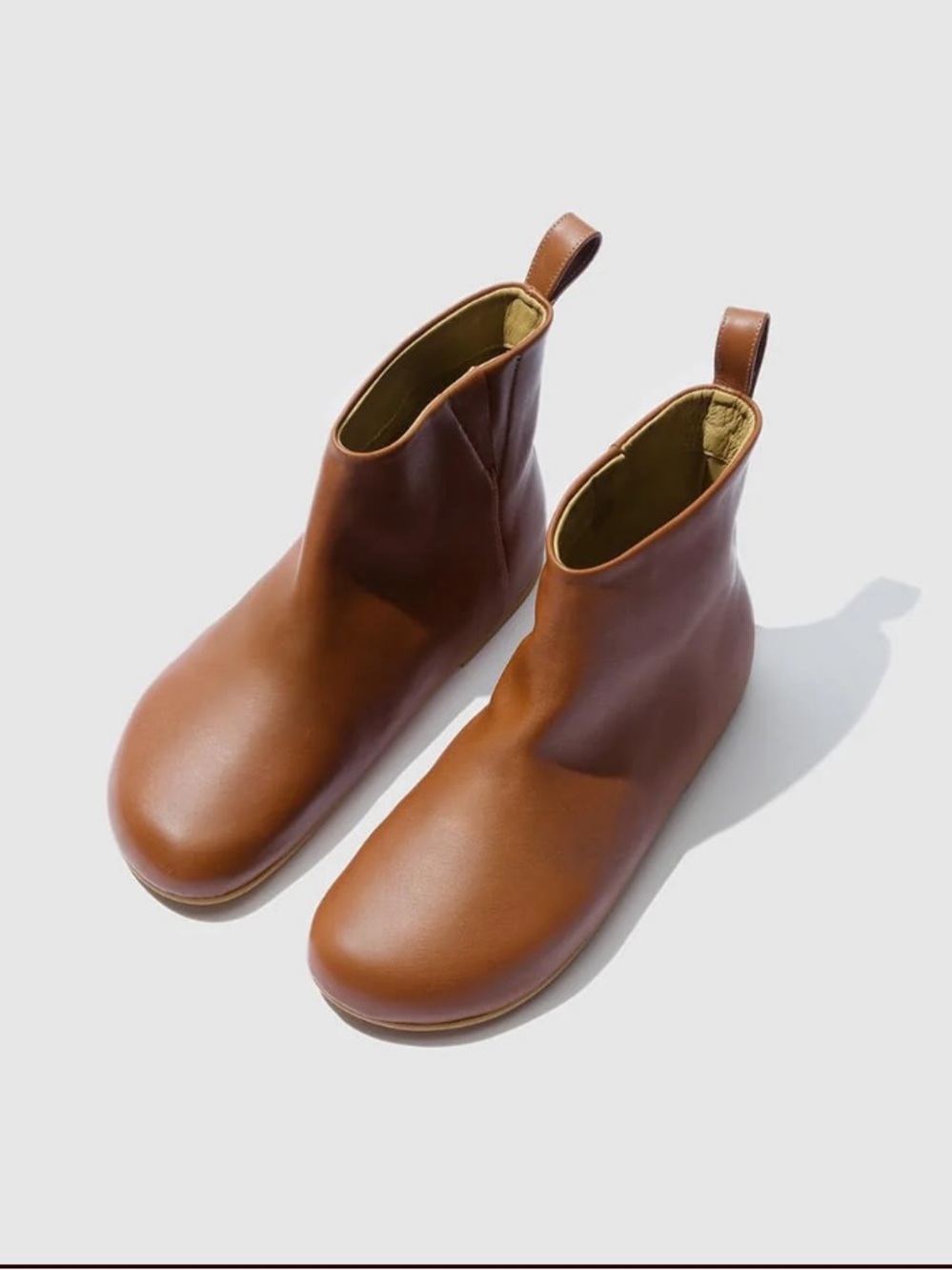 NEW Beatrice Valenzuela Umber Short Nappa Leather Ankle Boot Size 10
